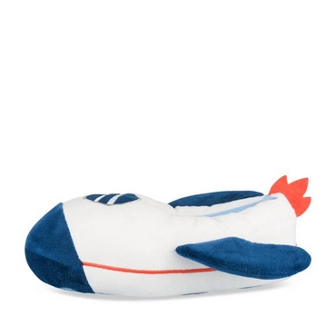 Chaussons peluche avion BLANC TAMS