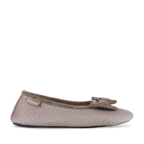 Chaussons TAUPE Femme