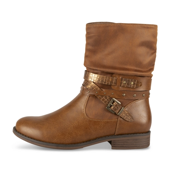 Bottines COGNAC Femme