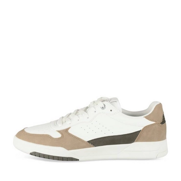 Baskets BLANC/MARRON Homme