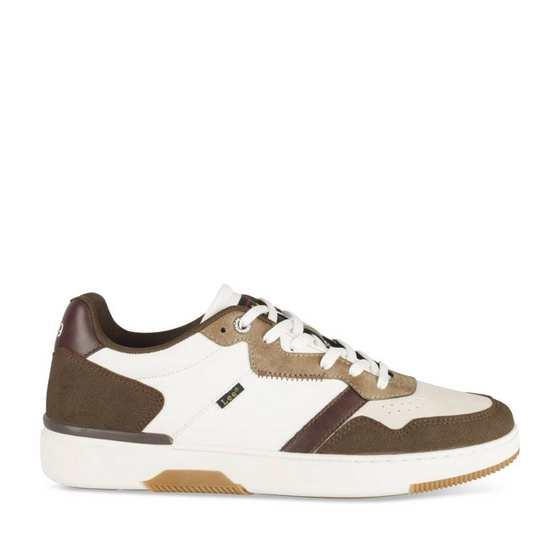Baskets BLANC/MARRON Homme