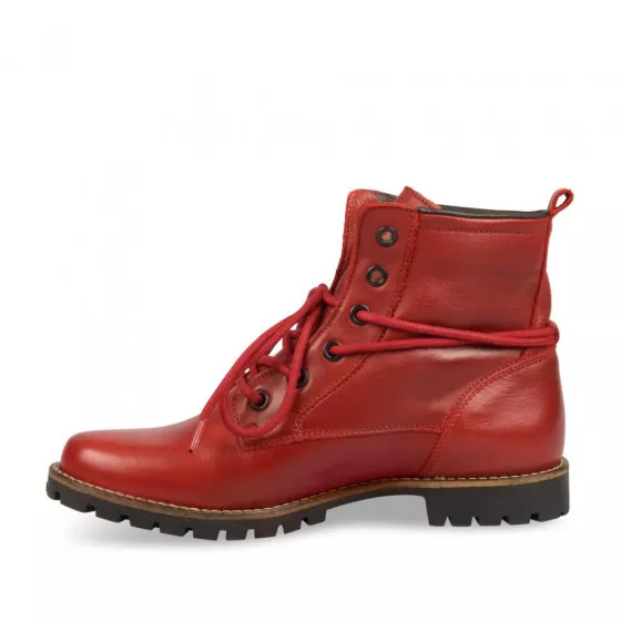 Ankle boots RED MEGIS CASUAL