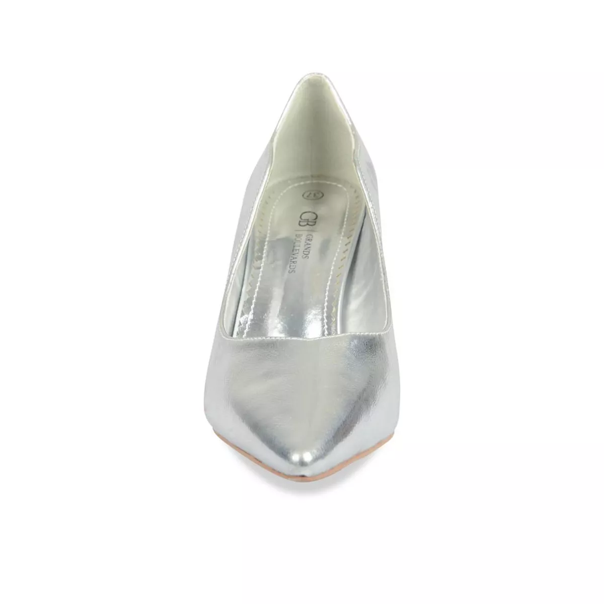 Escarpins gris argenté clearance