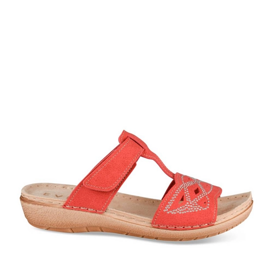 Mules ROUGE Femme