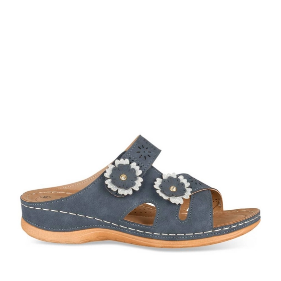 Mules MARINE Femme