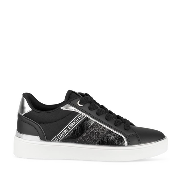 Baskets NOIR/ARGENT Femme