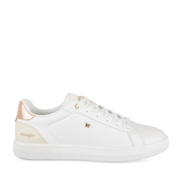 Baskets BLANC/ROSE Femme