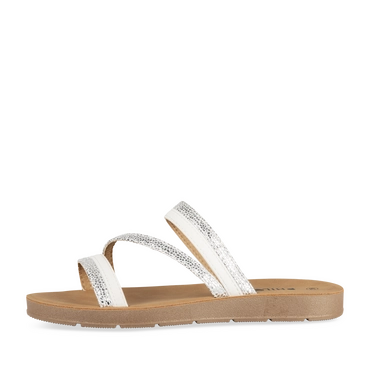 Mules WHITE/SILVER Woman