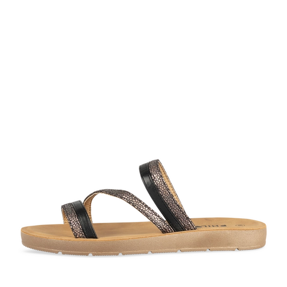Mules NOIR/MULTICO Femme