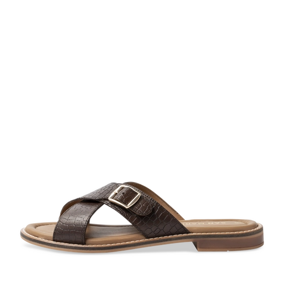 Mules MARRON Femme