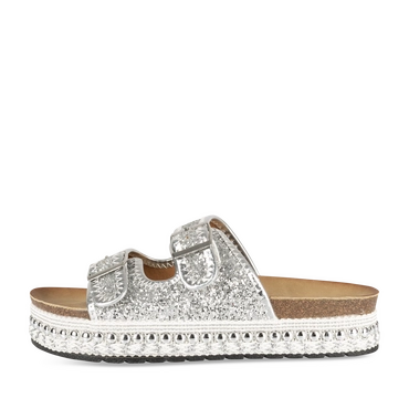 Mules ARGENT Femme