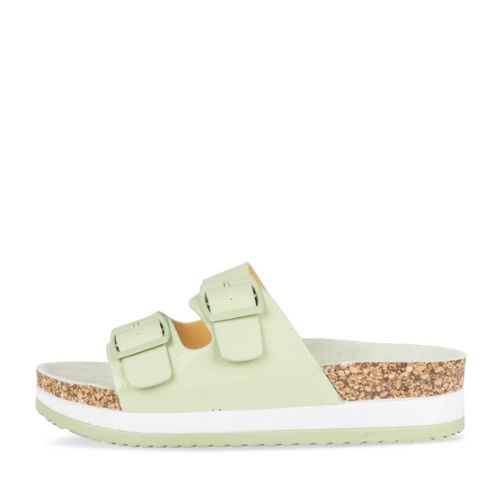 Mules VERT Femme