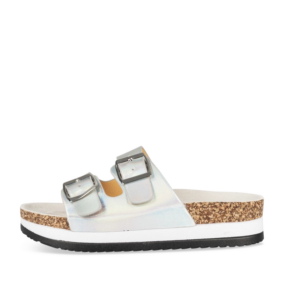 Mules ARGENT Femme