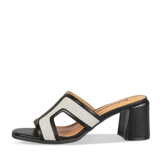 Mules BLACK / BEIGE Woman