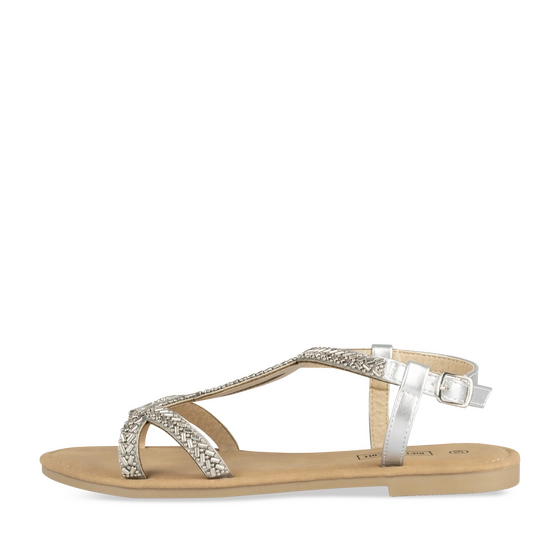 Sandals SILVER Woman