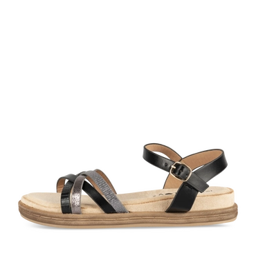Sandals BLACK / PEWTER Woman