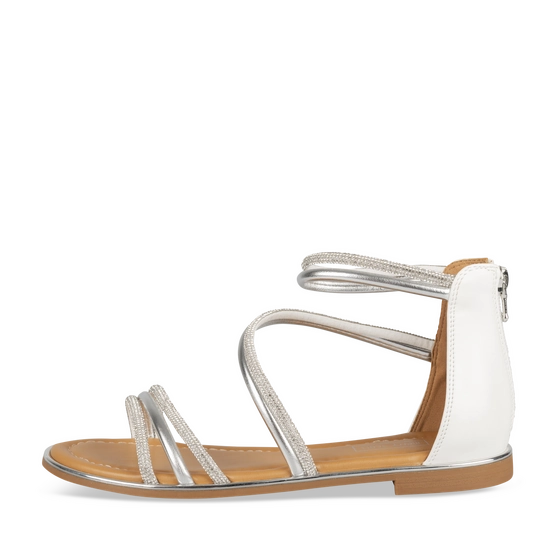 Sandals WHITE/SILVER Woman