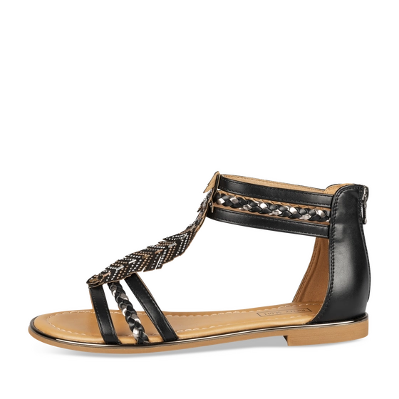 Sandales NOIR/ARGENT Femme