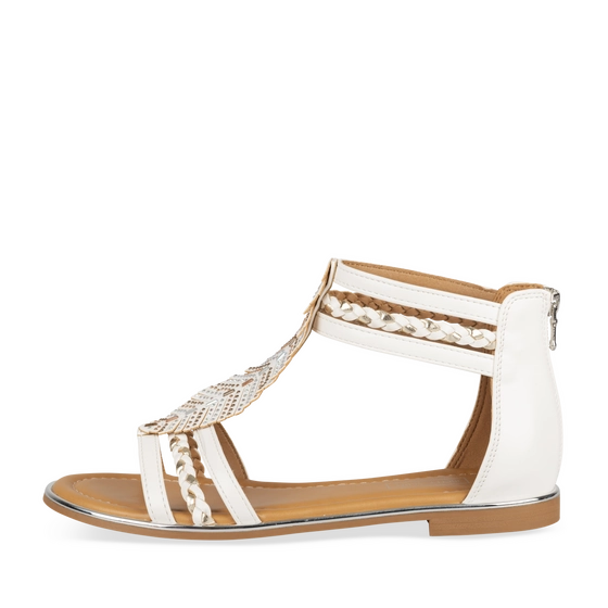 Sandals WHITE / GOLD Woman