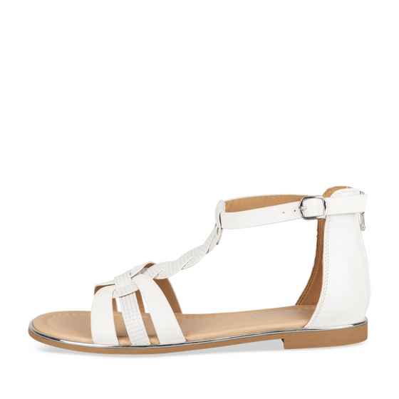 Sandals WHITE/SILVER Woman