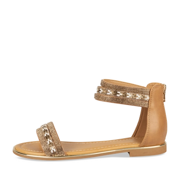 Sandals BROWN / PINK Woman