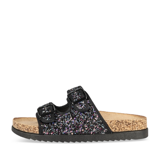 Mules NOIR/MULTICO Femme
