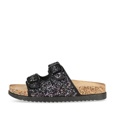 Mules NOIR/MULTICO Femme