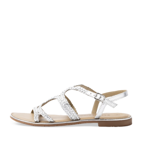 Sandals SILVER Woman