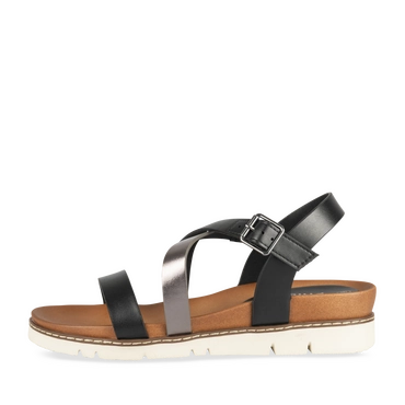 Sandales NOIR/PEWTER Femme