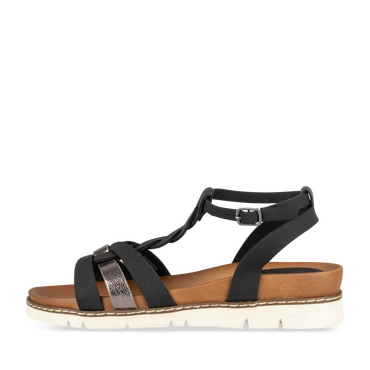 Sandales NOIR/PEWTER Femme