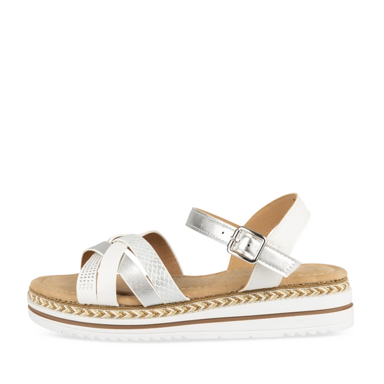 Sandales BLANC/ARGENT Femme