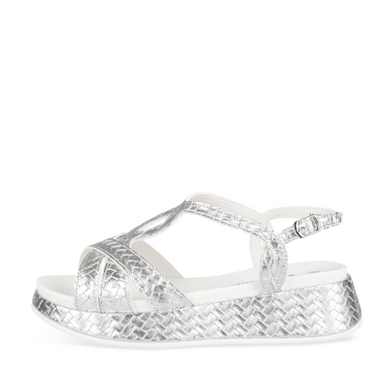 Sandals SILVER Woman