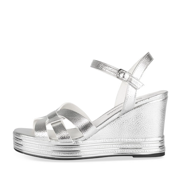 Sandals SILVER Woman