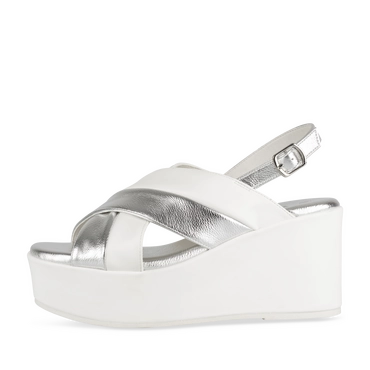Sandales BLANC/ARGENT Femme