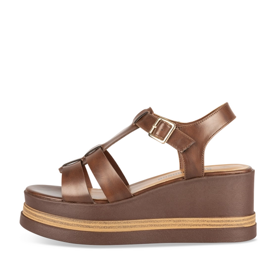 Sandals BROWN Woman