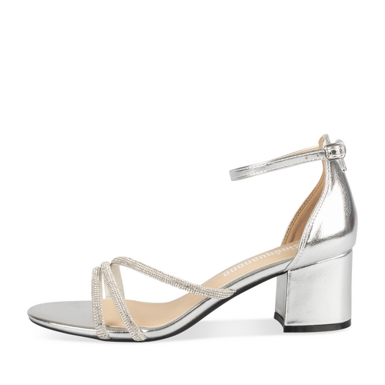Sandals SILVER Woman