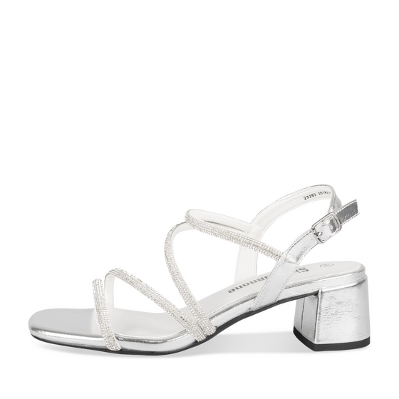 Sandals SILVER Woman