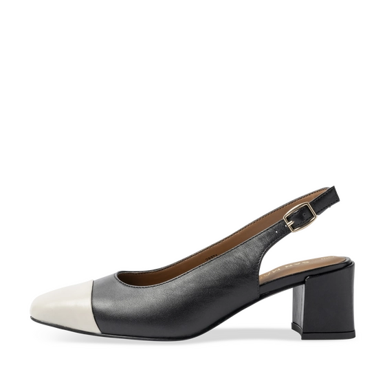 Escarpins NOIR/BEIGE Femme