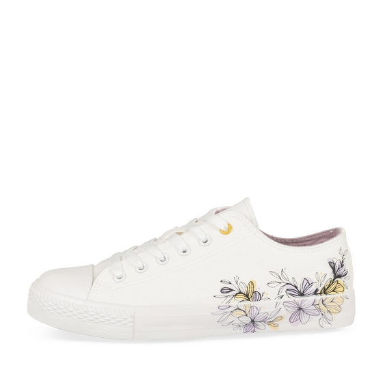 Baskets BLANC/MULTICO Femme