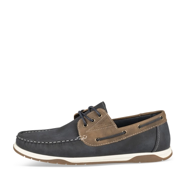 Mocassins MARINE/COGNAC Homme