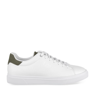 Baskets BLANC/KAKI Homme