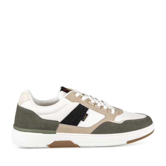 Baskets BLANC/VERT Homme