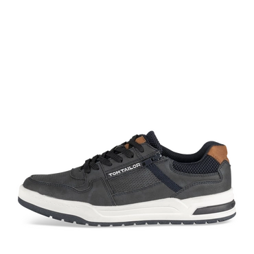 Baskets MARINE/COGNAC Homme