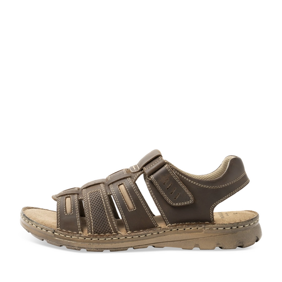 Sandales MARRON FONCE Homme