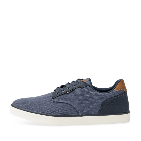 Baskets MARINE/COGNAC Homme