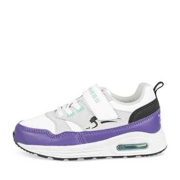Baskets BLANC/VIOLET Garçon