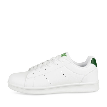 Baskets BLANC/VERT Garçon