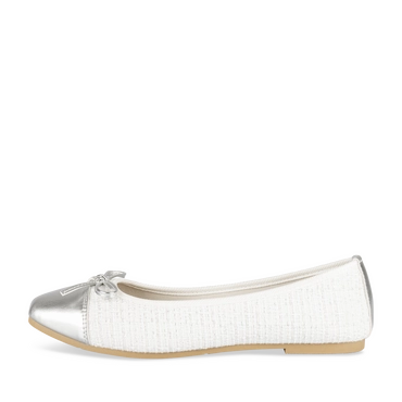 Ballet pumps WHITE/SILVER Woman