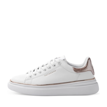 Baskets BLANC/ROSE Femme