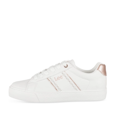 Baskets BLANC/ROSE Femme